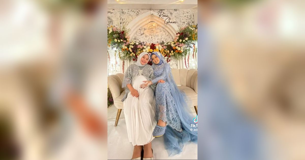 Wanita Ini Beri Kejutan Hadiri Nikahan Sahabatnya Meski sedang Hamil Tua, Bikin Iri Warganet