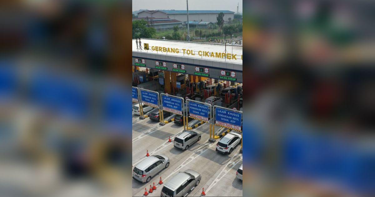Jasa Marga Catat 125.828 Kendaraan Kembali ke Jabotabek