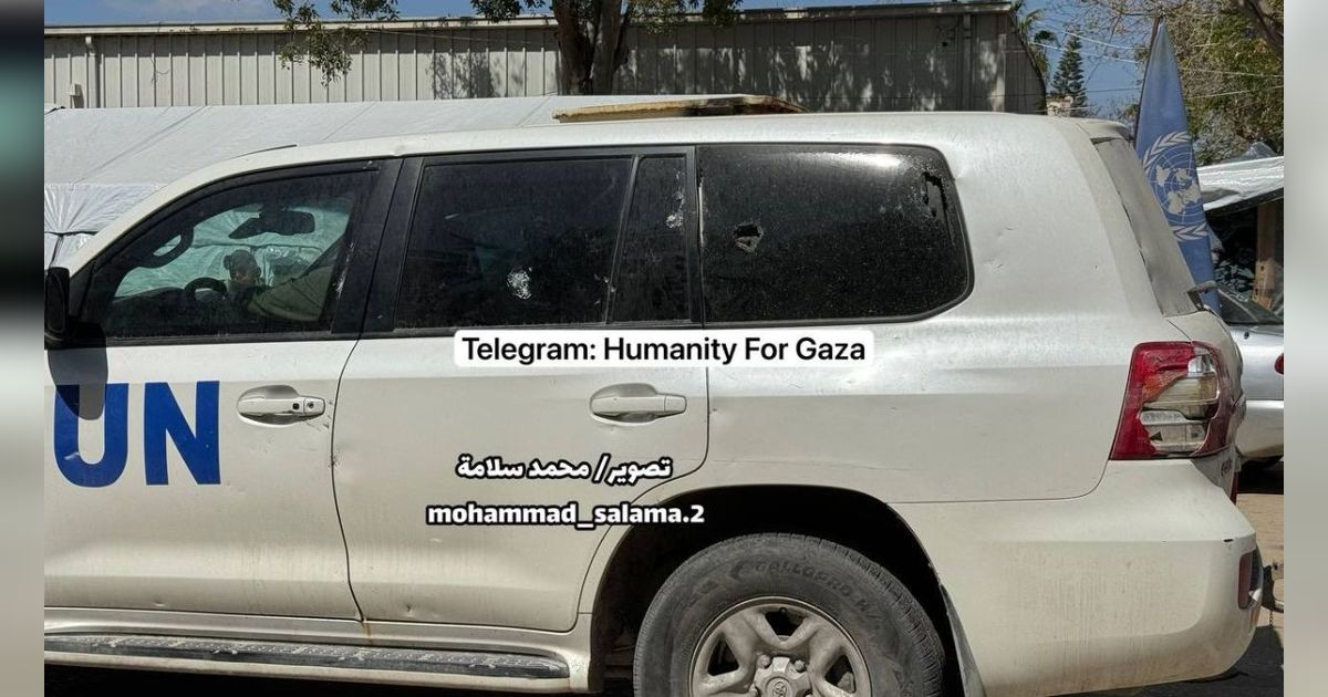 Tentara Israel Tembak Mati Pegawai PBB di Gaza, Konvoi Kendarannya Diberondong Peluru