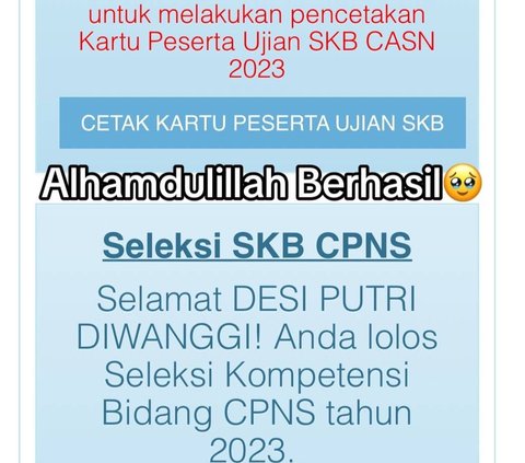 Wanita Ini Bagikan Pengalaman Lulus Seleksi Tes CPNS, Penuh Perjuangan